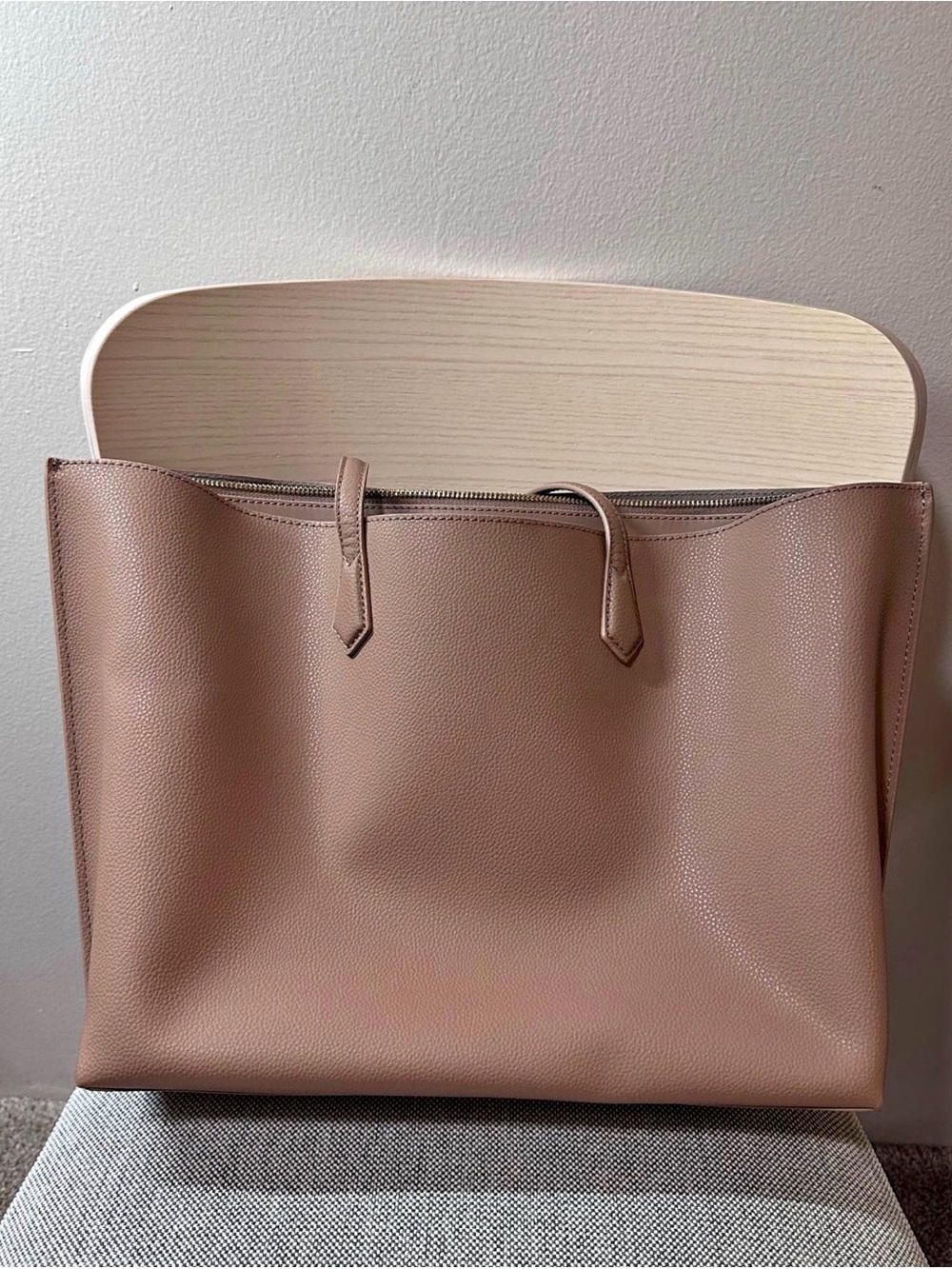 Quince Italian Leather Triple Compartment Tote